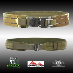O.P.S. Perseverance D-Ring Cobra Tactical Belt NEMESIS WOODLAND